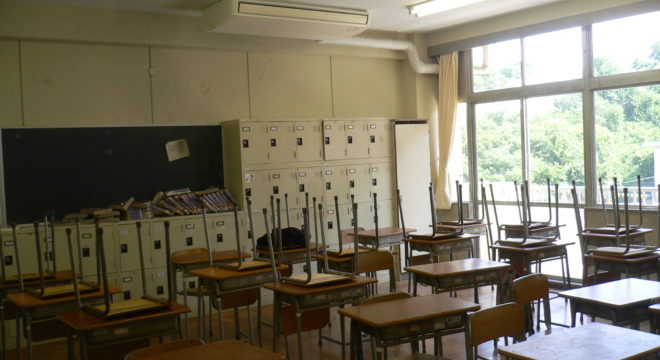 小学校教室空調機イメージ